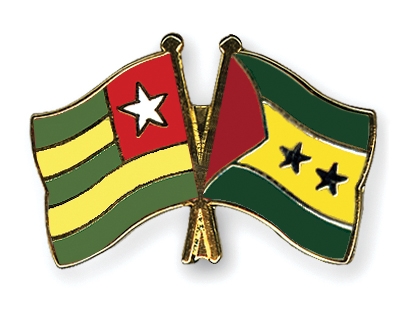 Fahnen Pins Togo Sao-Tome-und-Principe