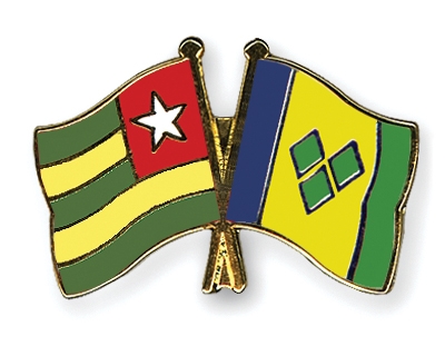 Fahnen Pins Togo St-Vincent-und-die-Grenadinen