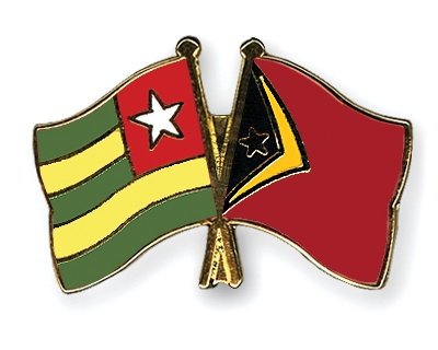 Fahnen Pins Togo Timor-Leste