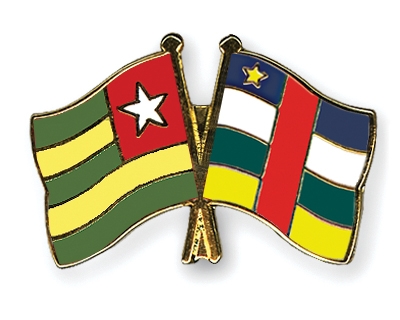 Fahnen Pins Togo Zentralafrikanische-Republik