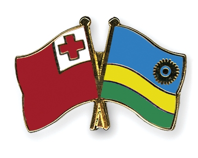 Fahnen Pins Tonga Ruanda