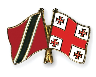 Fahnen Pins Trinidad-und-Tobago Georgien