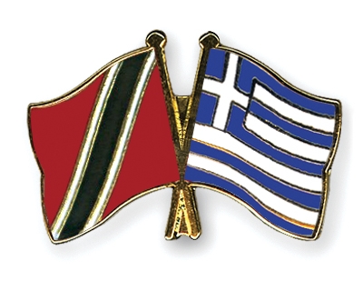 Fahnen Pins Trinidad-und-Tobago Griechenland