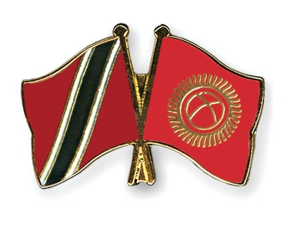 Fahnen Pins Trinidad-und-Tobago Kirgisistan