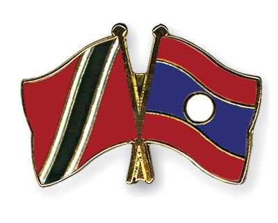Fahnen Pins Trinidad-und-Tobago Laos