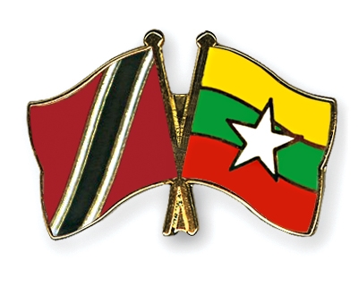 Fahnen Pins Trinidad-und-Tobago Myanmar