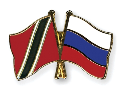 Fahnen Pins Trinidad-und-Tobago Russland