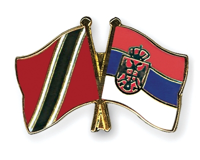 Fahnen Pins Trinidad-und-Tobago Serbien