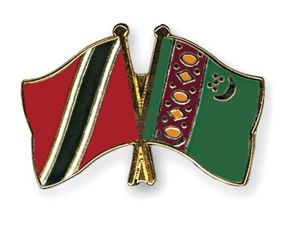 Fahnen Pins Trinidad-und-Tobago Turkmenistan