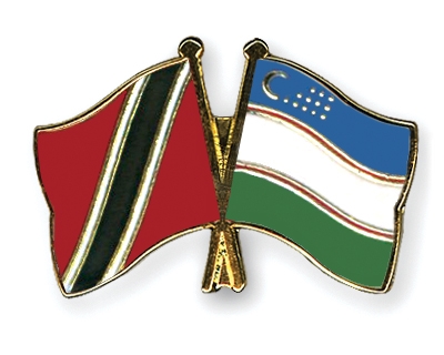 Fahnen Pins Trinidad-und-Tobago Usbekistan