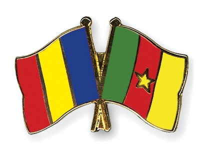 Fahnen Pins Tschad Kamerun