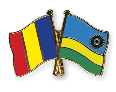 Fahnen Pins Tschad Ruanda