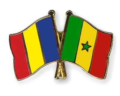 Fahnen Pins Tschad Senegal