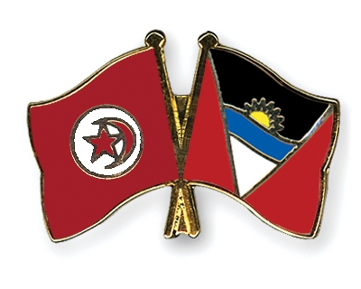 Fahnen Pins Tunesien Antigua-und-Barbuda