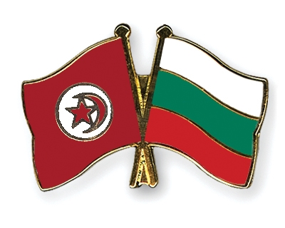 Fahnen Pins Tunesien Bulgarien