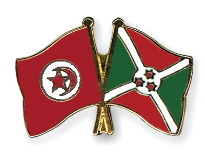 Fahnen Pins Tunesien Burundi