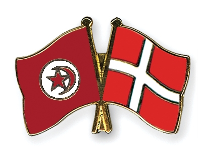 Fahnen Pins Tunesien Dnemark