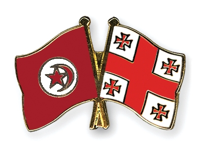 Fahnen Pins Tunesien Georgien