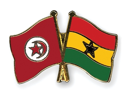 Fahnen Pins Tunesien Ghana