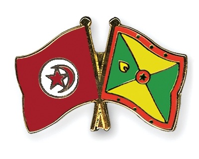 Fahnen Pins Tunesien Grenada