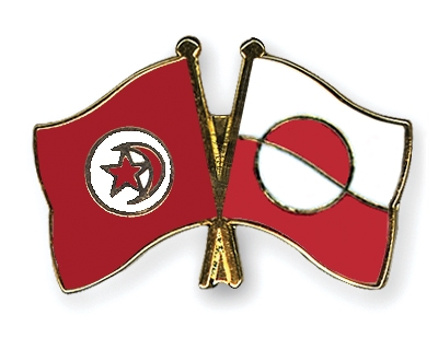 Fahnen Pins Tunesien Grnland