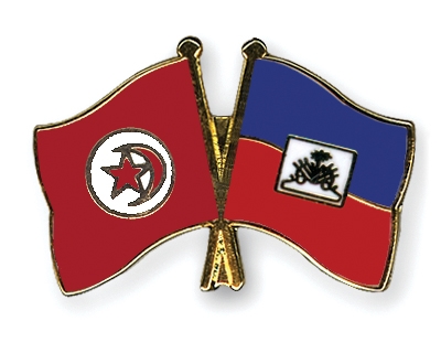 Fahnen Pins Tunesien Haiti