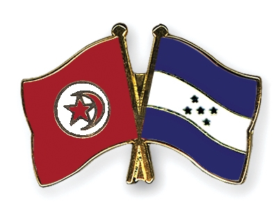 Fahnen Pins Tunesien Honduras