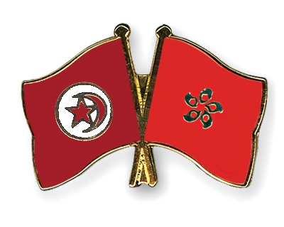 Fahnen Pins Tunesien Hong-Kong