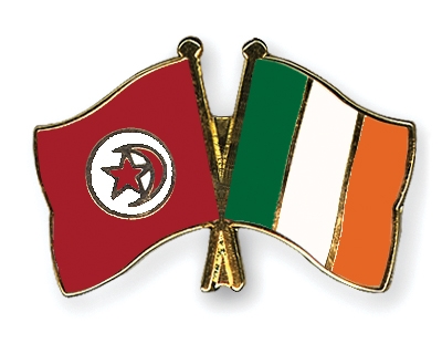 Fahnen Pins Tunesien Irland