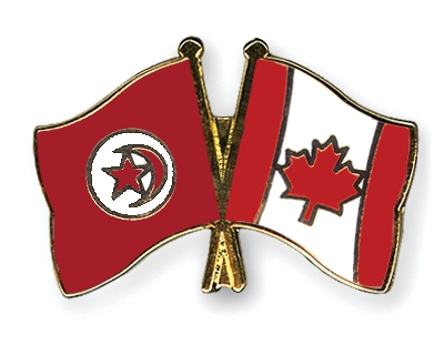 Fahnen Pins Tunesien Kanada