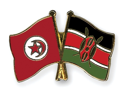 Fahnen Pins Tunesien Kenia