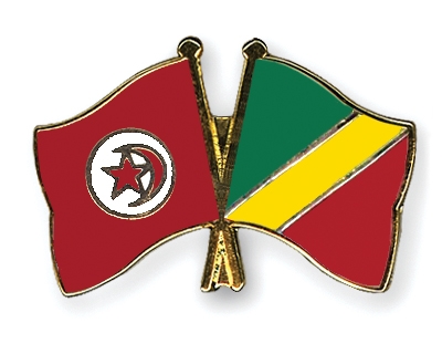 Fahnen Pins Tunesien Kongo-Republik