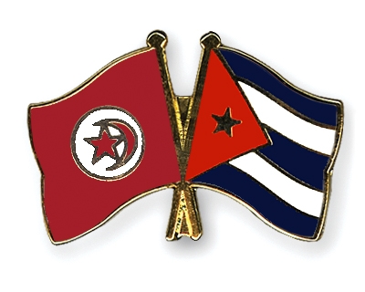 Fahnen Pins Tunesien Kuba