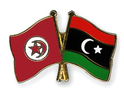 Fahnen Pins Tunesien Libyen