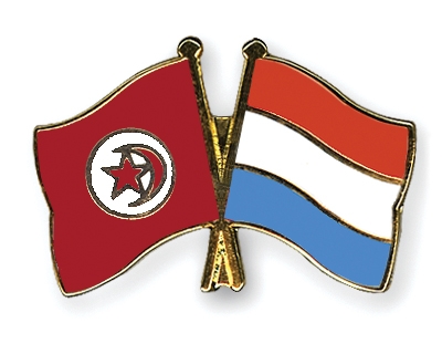 Fahnen Pins Tunesien Luxemburg