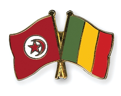 Fahnen Pins Tunesien Mali