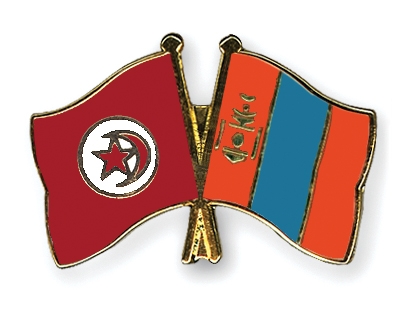 Fahnen Pins Tunesien Mongolei
