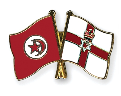 Fahnen Pins Tunesien Nordirland
