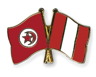 Fahnen Pins Tunesien Peru