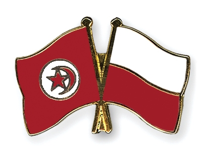 Fahnen Pins Tunesien Polen