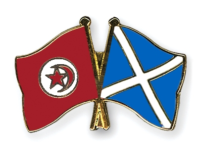 Fahnen Pins Tunesien Schottland
