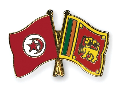 Fahnen Pins Tunesien Sri-Lanka