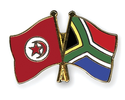 Fahnen Pins Tunesien Sdafrika