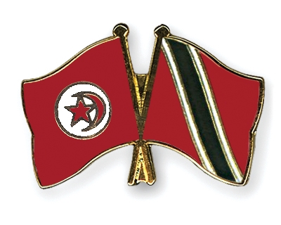Fahnen Pins Tunesien Trinidad-und-Tobago
