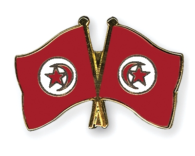 Fahnen Pins Tunesien Tunesien