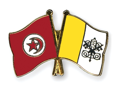 Fahnen Pins Tunesien Vatikanstadt