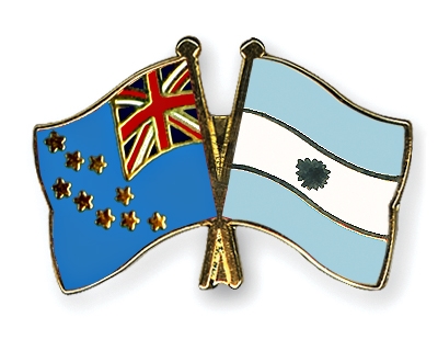 Fahnen Pins Tuvalu Argentinien