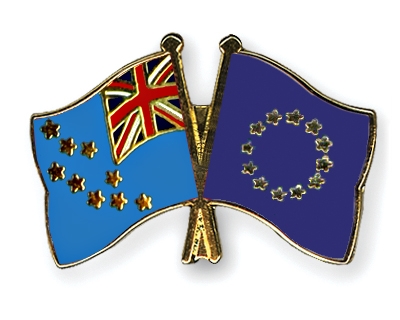 Fahnen Pins Tuvalu Europa