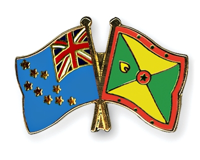 Fahnen Pins Tuvalu Grenada
