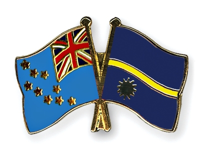 Fahnen Pins Tuvalu Nauru